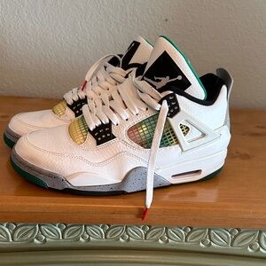 Jordan Athletic Shoes White and Green